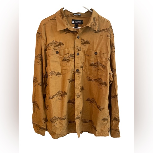 Duluth Alaskan Hardgear Trapline Flannel Shirt Standard Fit‎ Size Large - Picture 1 of 6